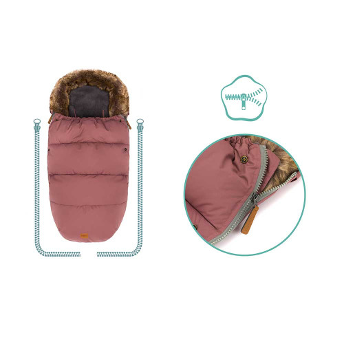 Зимно чувалче за детска количка Fillikid Manaslu - Pink