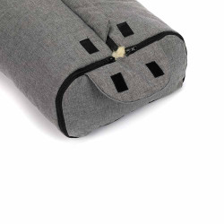 Зимно чувалче за детска количка с овча кожа Fillikid Tacama - Light Grey Melange