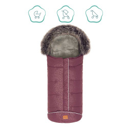 Зимно чувалче за детска количка с вложка от овча кожа Fillikid Mavensi - Galaxy Berry