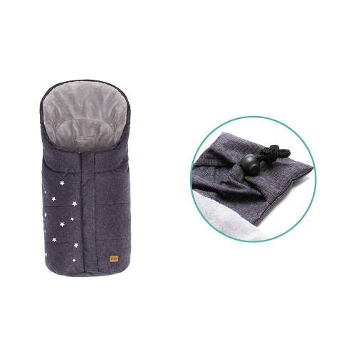 Зимно чувалче за столче за кола група 0 Fillikid Askja Small - Dark Grey Melange