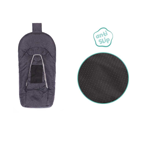 Зимно чувалче за столче за кола група 0 Fillikid Askja Small - Dark Grey Melange
