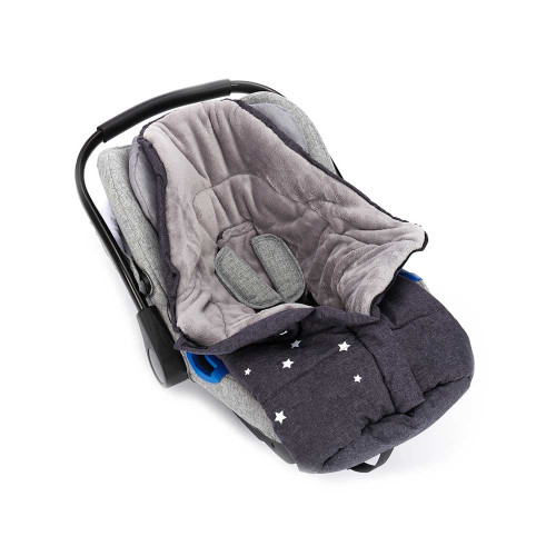 Зимно чувалче за столче за кола група 0 Fillikid Askja Small - Dark Grey Melange