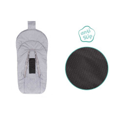 Зимно чувалче за столче за кола група 0 Fillikid Askja Small - Light Grey Melange