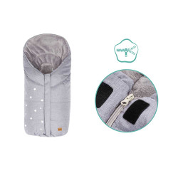 Зимно чувалче за столче за кола група 0 Fillikid Askja Small - Light Grey Melange