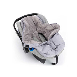 Зимно чувалче за столче за кола група 0 Fillikid Askja Small - Light Grey Melange