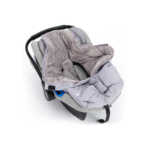 Зимно чувалче за столче за кола група 0 Fillikid Askja Small - Light Grey Melange