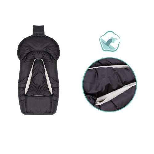 Зимно чувалче за столче за кола група 0 Fillikid Eco Small - Black