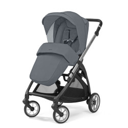 Детска количка 2 в 1 Inglesina Electa System Duo - Union Grey / Silver Black