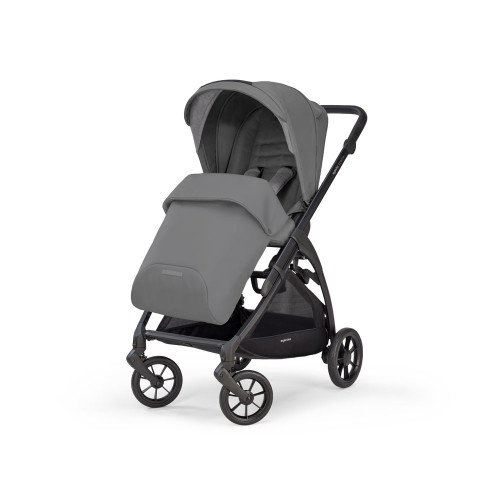 Inglesina Electa System Quattro бебешка количка 4 в 1 - Total Black-Chelsea Grey