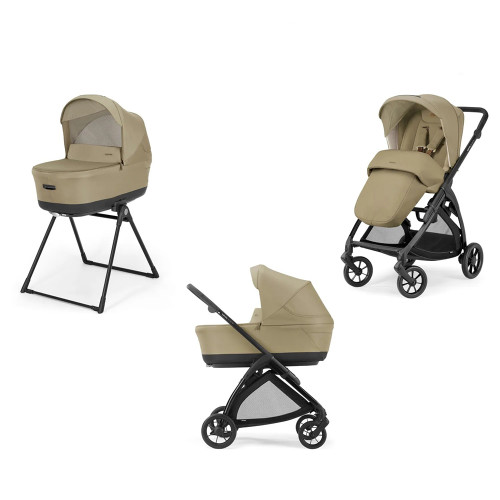 Бебешка количка 2 в 1 Inglesina System Duo Electa - Dumbo Caramel/Total Black
