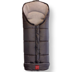 Kaiser Чувалче за детска количка с полар Iglu Anthracite - Light Grey