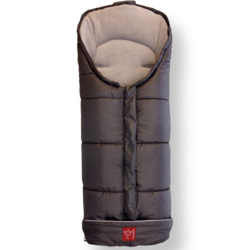 Kaiser Чувалче за детска количка с полар Iglu Anthracite - Light Grey