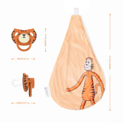 Matchstick Monkey комплект All in 1 залъгалка и комфортер - Teddy Tiger