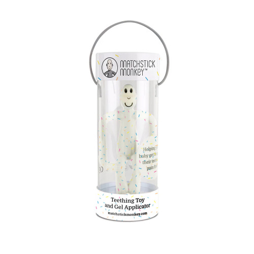 Matchstick Monkey Original Monkey Teething Toy чесалка с апликатор - Confetti
