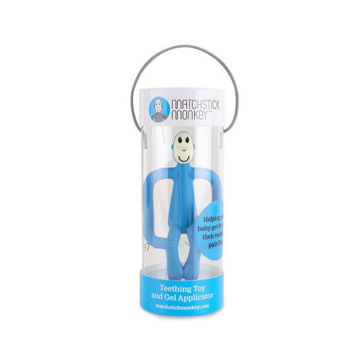 Matchstick Monkey Original Monkey Teething Toy чесалка с апликатор - Light Blue