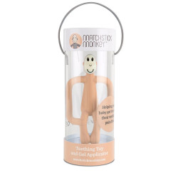 Matchstick Monkey Original Monkey Teething Toy чесалка с апликатор - Peach