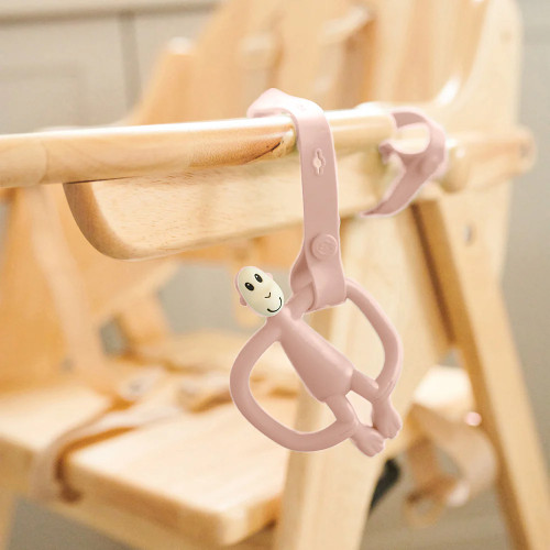 Мултифункционален държач от силикон Matchstick Monkey - Dusty Pink