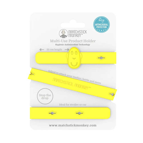 Мултифункционален държач от силикон Matchstick Monkey - Yellow