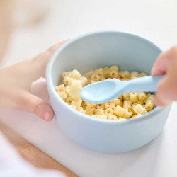 Силиконова купа minikOiOi Basics-Bowl - Mineral Bue