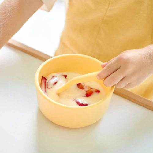 Силиконова купа minikOiOi Basics-Bowl - River Green