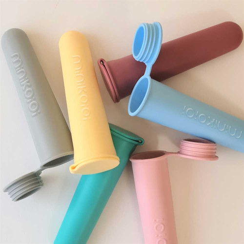 Силиконови форми за ледени близалки MinikOiOi Icy Pops (2 бр.) - Mineral Blue/Aqua Green