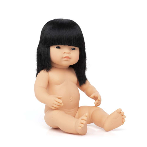 Miniland Baby кукла момченце 38 см с розова блузка