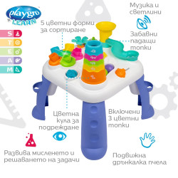 Playgro Активна играчка маса със светлини и звуци, 20м+