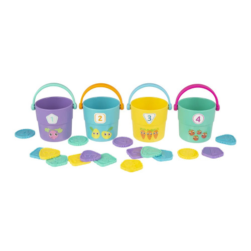 Playgro Кофички с жетони за броене и сортиране 12-36м