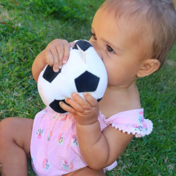 Playgro Текстилна футболна топка, 6м+