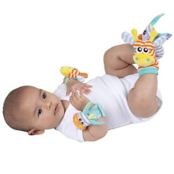 Playgro Гривни-дрънкалки и чорапки Джунгла Refresh, 0м+