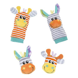 Playgro Гривни-дрънкалки и чорапки Джунгла Refresh, 0м+