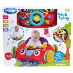 Playgro Music and Lights Comfy Car активен център кола, 6м+