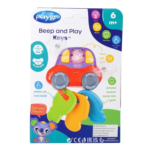 Playgro Музикална играчка Кола с Ключове