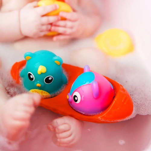 Playgro Safe to Paddle Light Up Canoe кану със светлини и термосензор