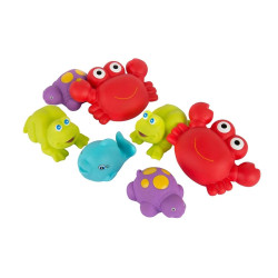 Playgro Животни за баня (7 бр./оп.) - момче