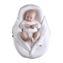 Red Castle Cocoonacover памучно одеяло за CocoonaBaby Nest TOG 2.0 - White
