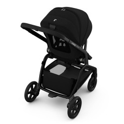 Детска количка 2в1 с автоматично сгъване RedsBaby Onix - Platinum Black Twill
