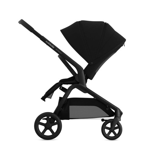 Детска количка 2в1 с автоматично сгъване RedsBaby Onix - Platinum Black Twill