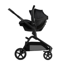 Детска количка 2в1 с автоматично сгъване RedsBaby Onix - Platinum Black Twill