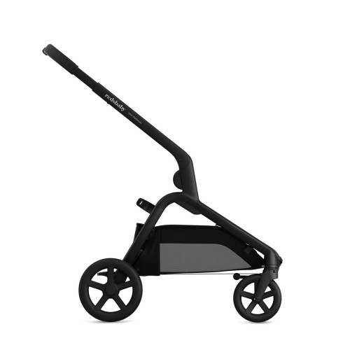 Детска количка 2в1 с автоматично сгъване RedsBaby Onix - Platinum Black Twill