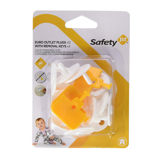 Safety 1st Socket Protectors предпазни капачки за контакти - 12 бр.