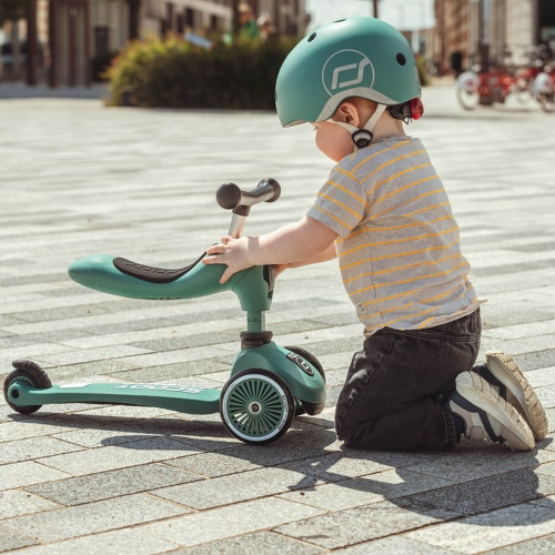 Scoot and Ride детска каска размер XXS-S - Forest