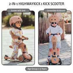 Scoot and Ride Детска тротинетка Highwaykick 1 Push and Go - Moka