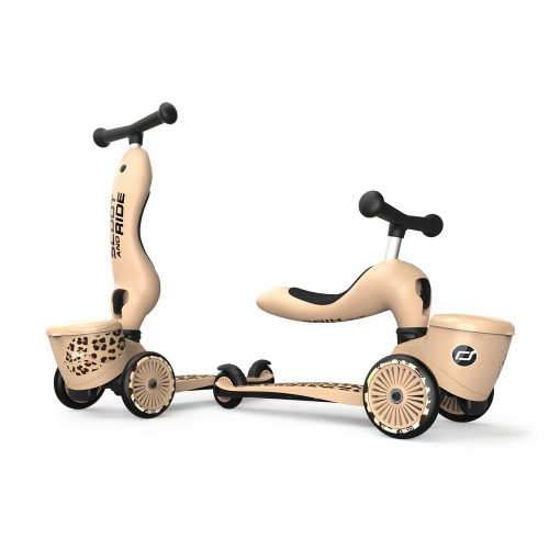 Scoot and Ride Lifestyle Детска тротинетка с багажник - Leopard