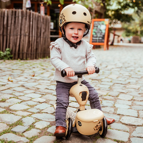 Scoot and Ride Lifestyle Детска тротинетка с багажник - Leopard