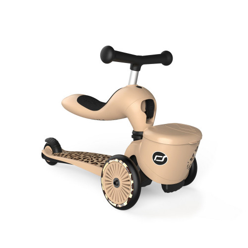 Scoot and Ride Lifestyle Детска тротинетка с багажник - Leopard