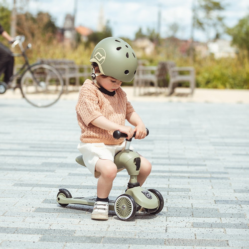 Scoot and Ride Тротинетка 2 в 1 Highwaykick 1 Olive
