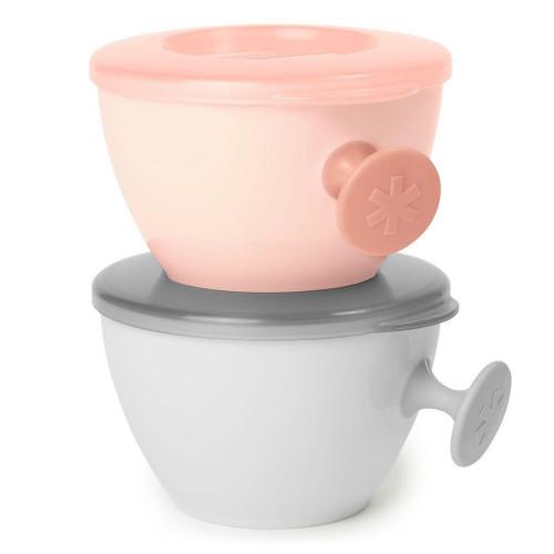 SkipHop Easy-Grab Bowls комплект купички - Coral