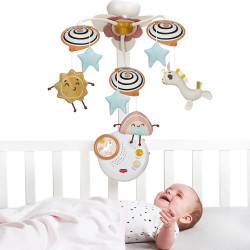 Tiny Love 2-в-1 Музикална въртележка Unicorn Wonderlands, 0-24м
