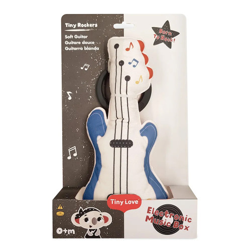 Tiny Love Мека текстилна музикална играчка Китара от колекция Tiny Rockers, 0м+